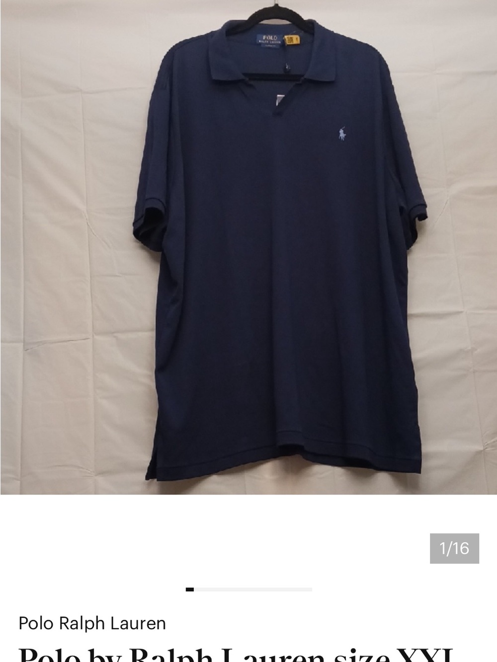 Polo by Ralph Lauren Men’s Dark Blue Polo Shirt